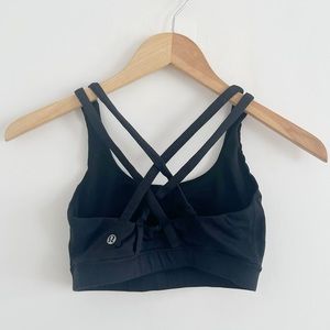 Lululemon Energy Bra, Black size 4